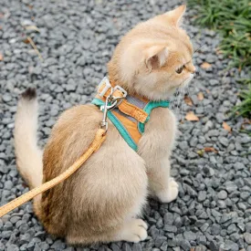 Best Cat Dog Vest Harness With Leash Set Reflective Strip Quick Release