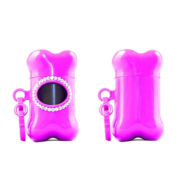BONE SHAPED BLING BAG DISPENSER