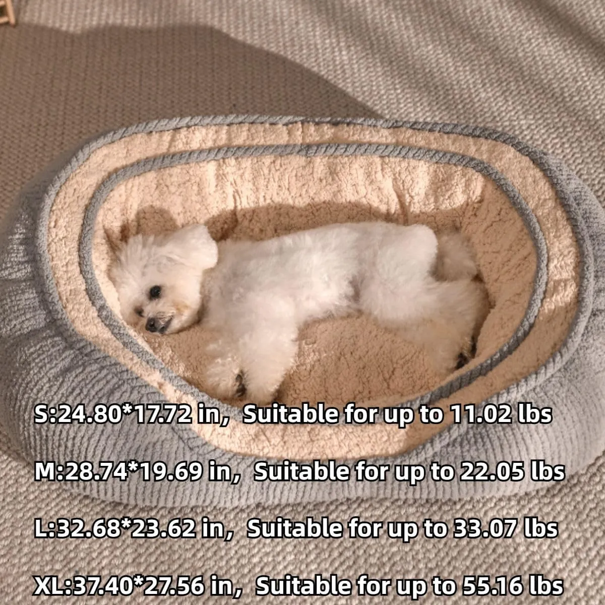 Cat Bed for Indoor Cats Dog Kennel All-Season Universal Dog Mat Thickened in Winter Teddy Small Dog Kennel Comfortable and Breathable Non-Slip Bottom (Green,Small)