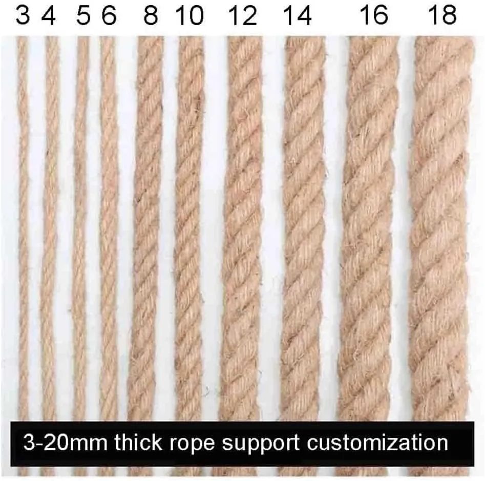 Children Climbing Frame Net, Rope Netting Climbing Cargo Net Playground Kids Child Rock Ladder Wall Hammock Tree House Playset (Color : 10mm*12cm, Size : 3x3m(9.84X9.84ft))