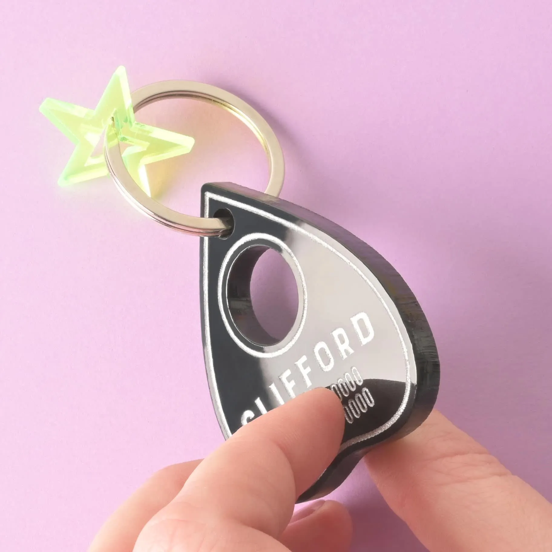 Clifford, Ouija Planchette, Personalized Pet Tag