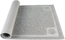 Darkyazi Pet Feeding Mat Large for Dogs and Cats,24"16" Flexible and Easy to Clean Feeding Mat,Best for Non Slip Waterproof Feeding Mat. (Gray Sand)