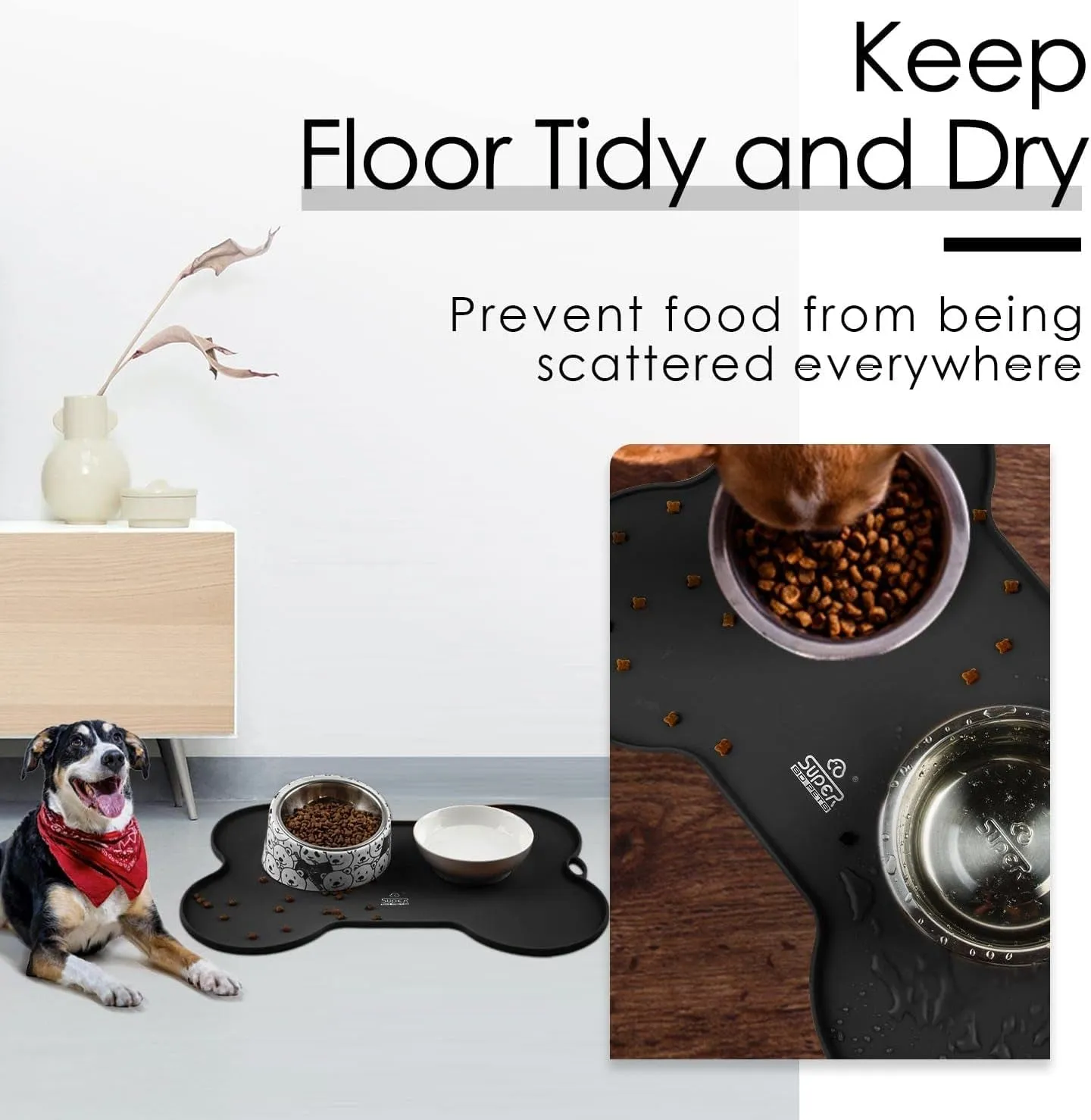 Dog Food Mat - Meet Mess-Free Mealtime! 🐾🍽️