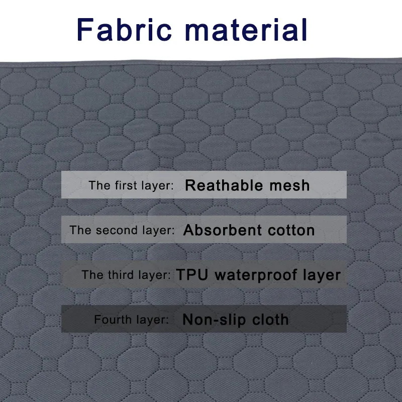 Dog Pee Pad Blanket Reusable Absorbent Diaper Washable
