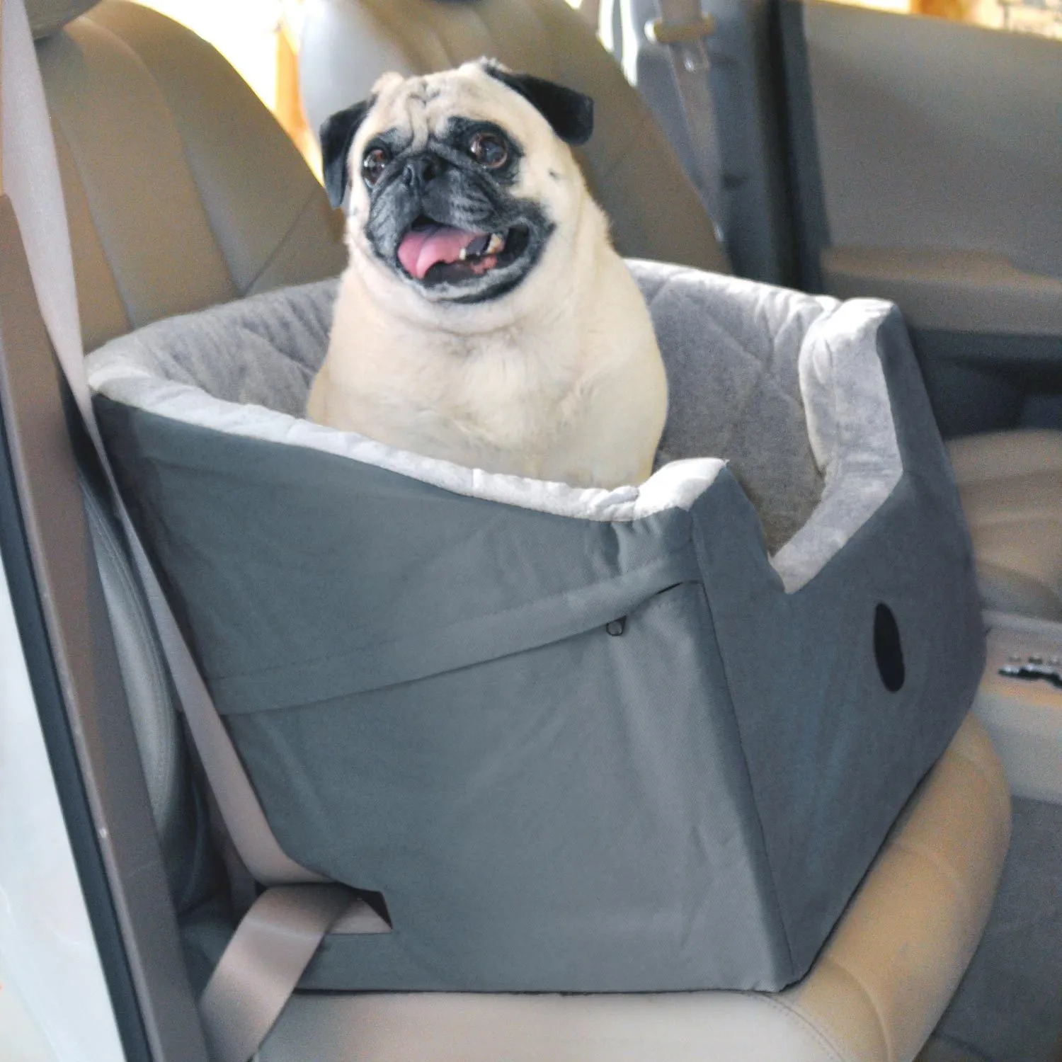 Dog Safety Seat for Cars, Trucks and SUVs - Booster Pet Car Seat - K&H Manufacturing