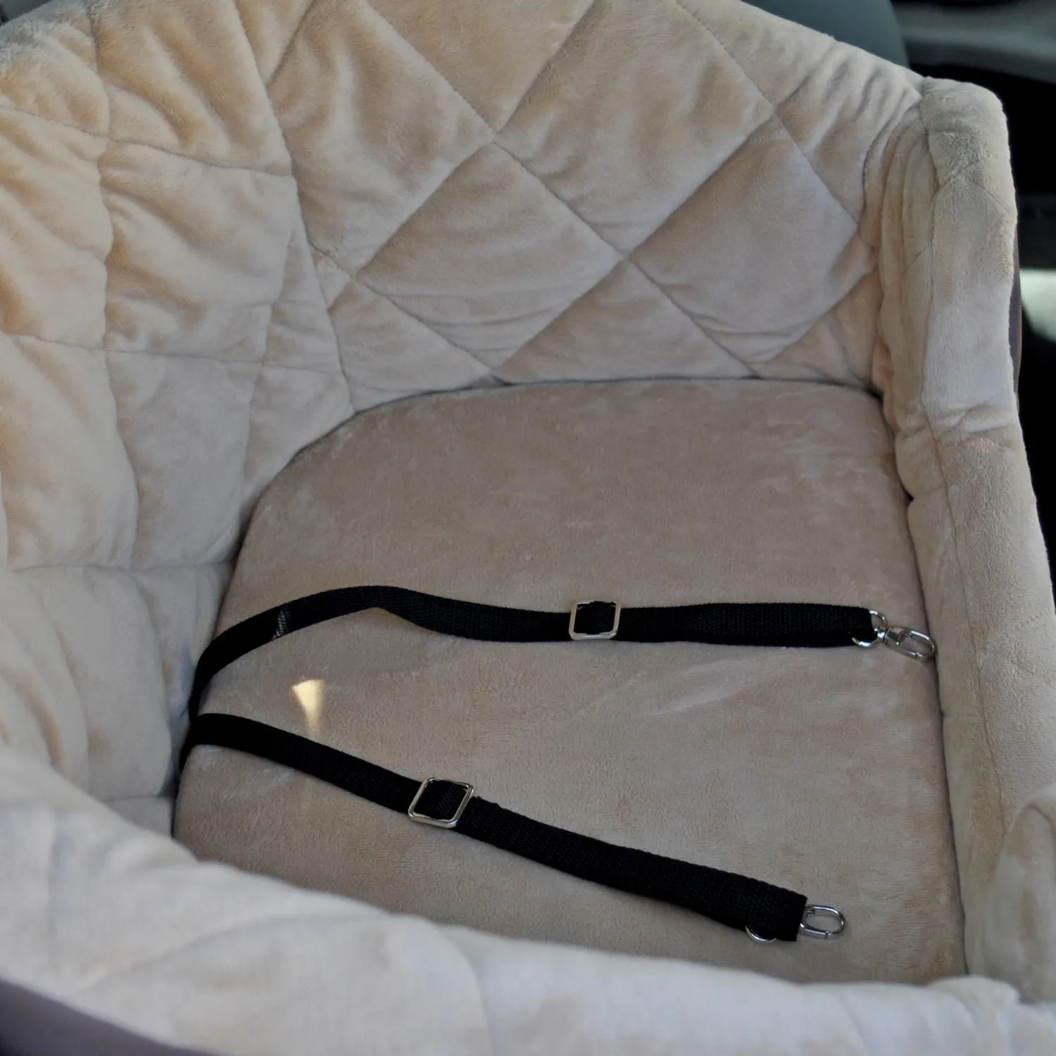 Dog Safety Seat for Cars, Trucks and SUVs - Booster Pet Car Seat - K&H Manufacturing