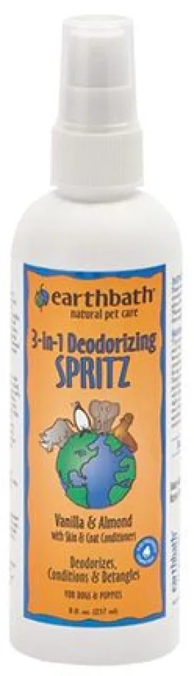 Earthbath - Deodorizing Spritz Vanilla Almond Scent with skin & Coat Conditioners