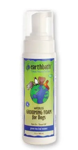 Earthbath - Waterless Grooming Foam for Dogs & Puppies Green Tea Leaf Essence
