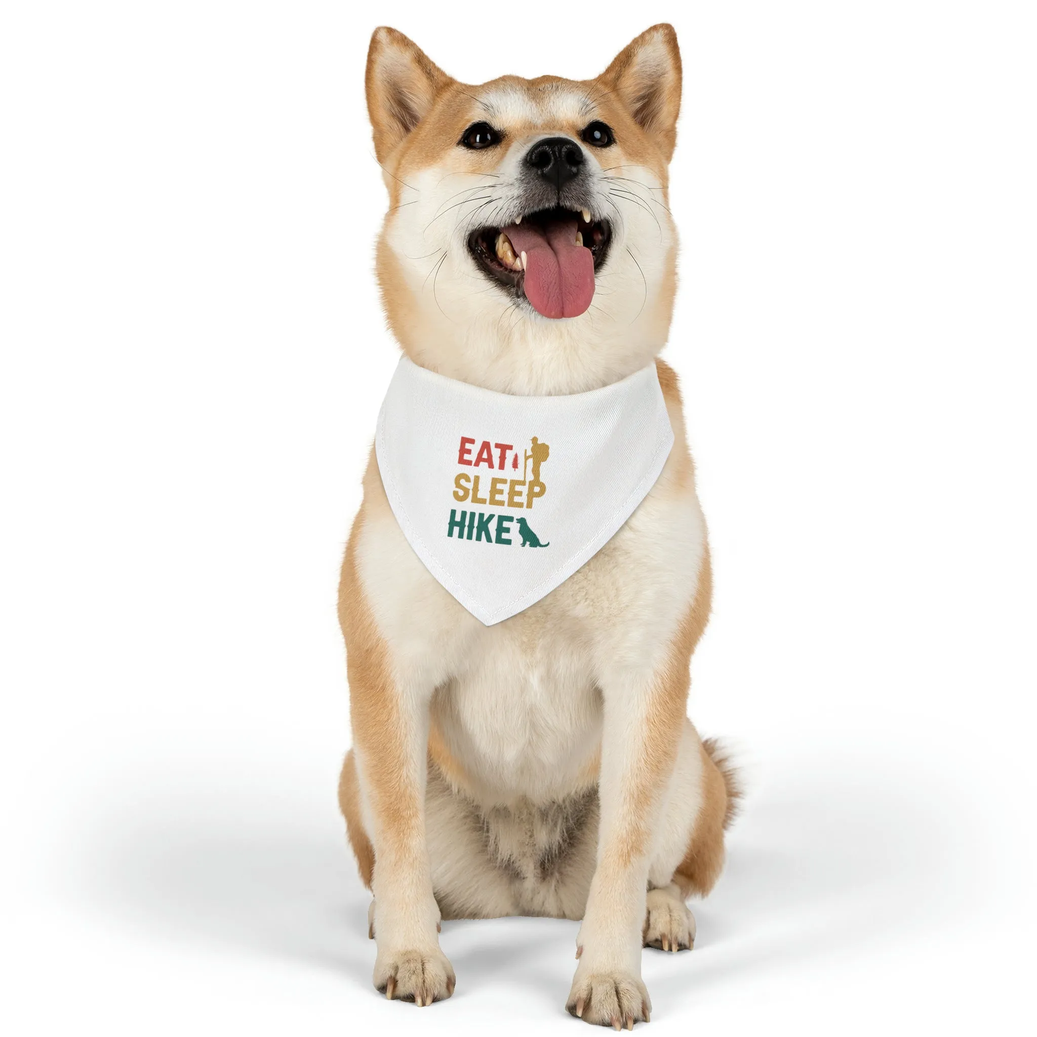 Eat Sleep Hike Pet Bandana Collar
