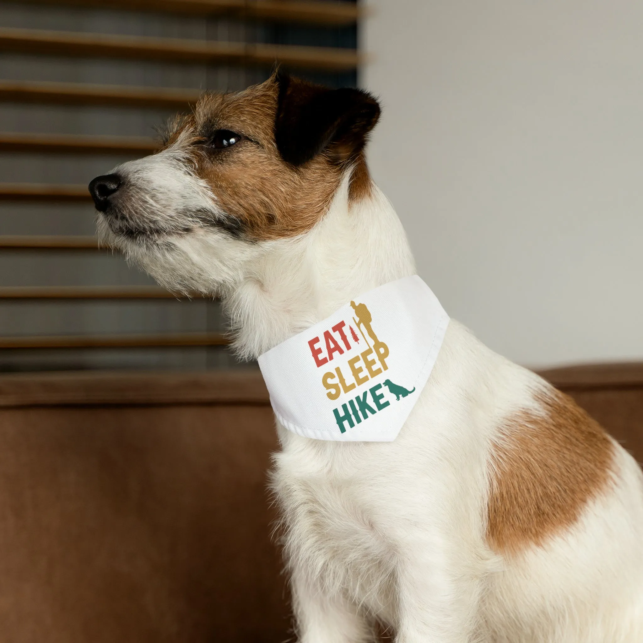 Eat Sleep Hike Pet Bandana Collar