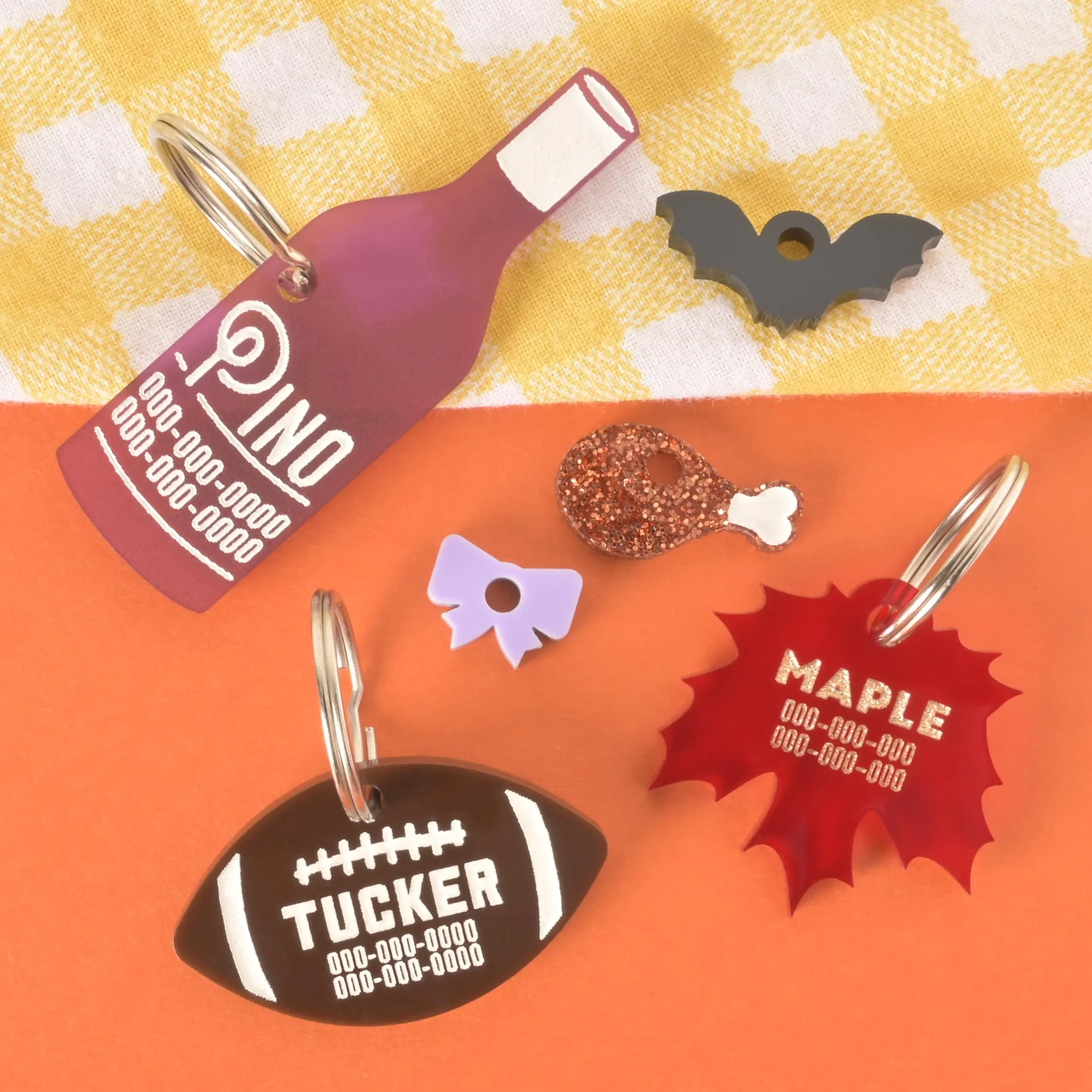 Football Personalized Pet tag