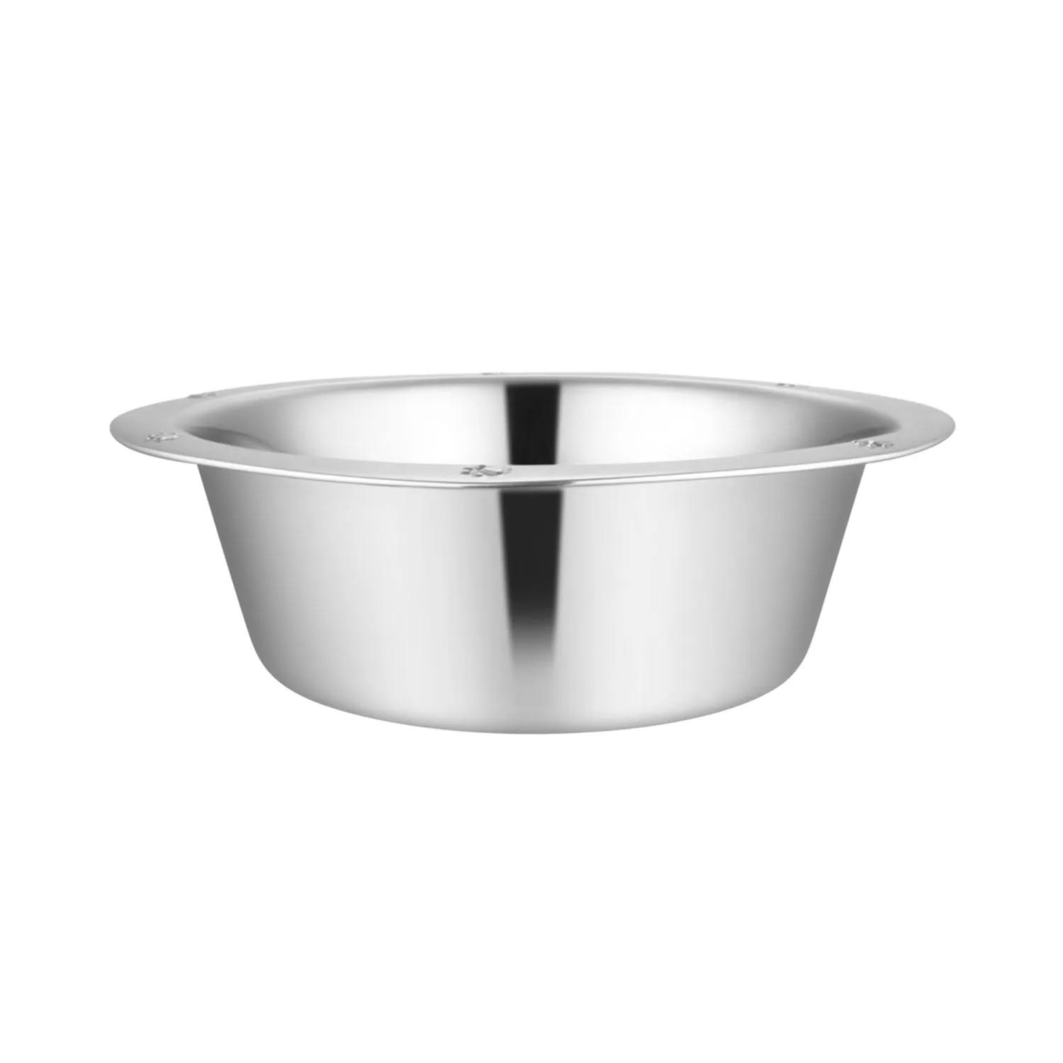 Jeffers Stainless Steel Wide-Lip Food & Water Pet Bowls
