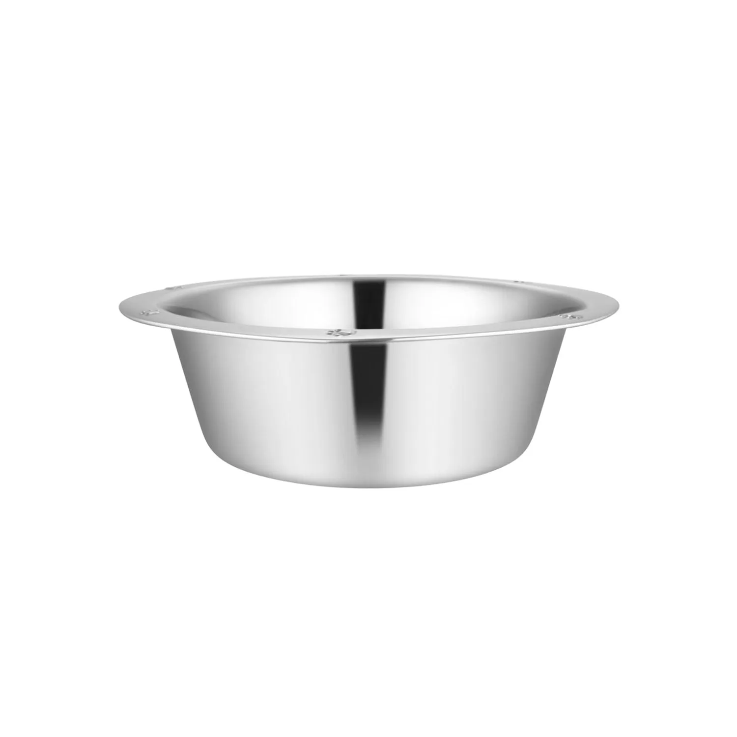 Jeffers Stainless Steel Wide-Lip Food & Water Pet Bowls