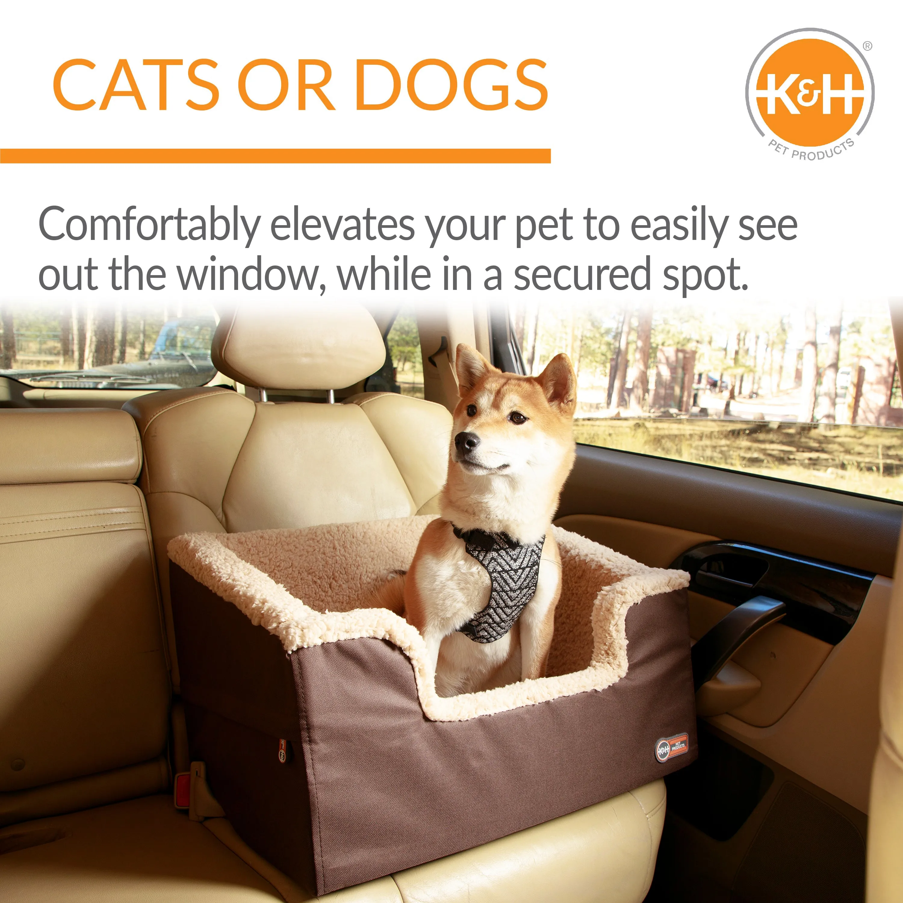 K&H Bucket Booster® Rectangle Pet Seat (Knock Down)
