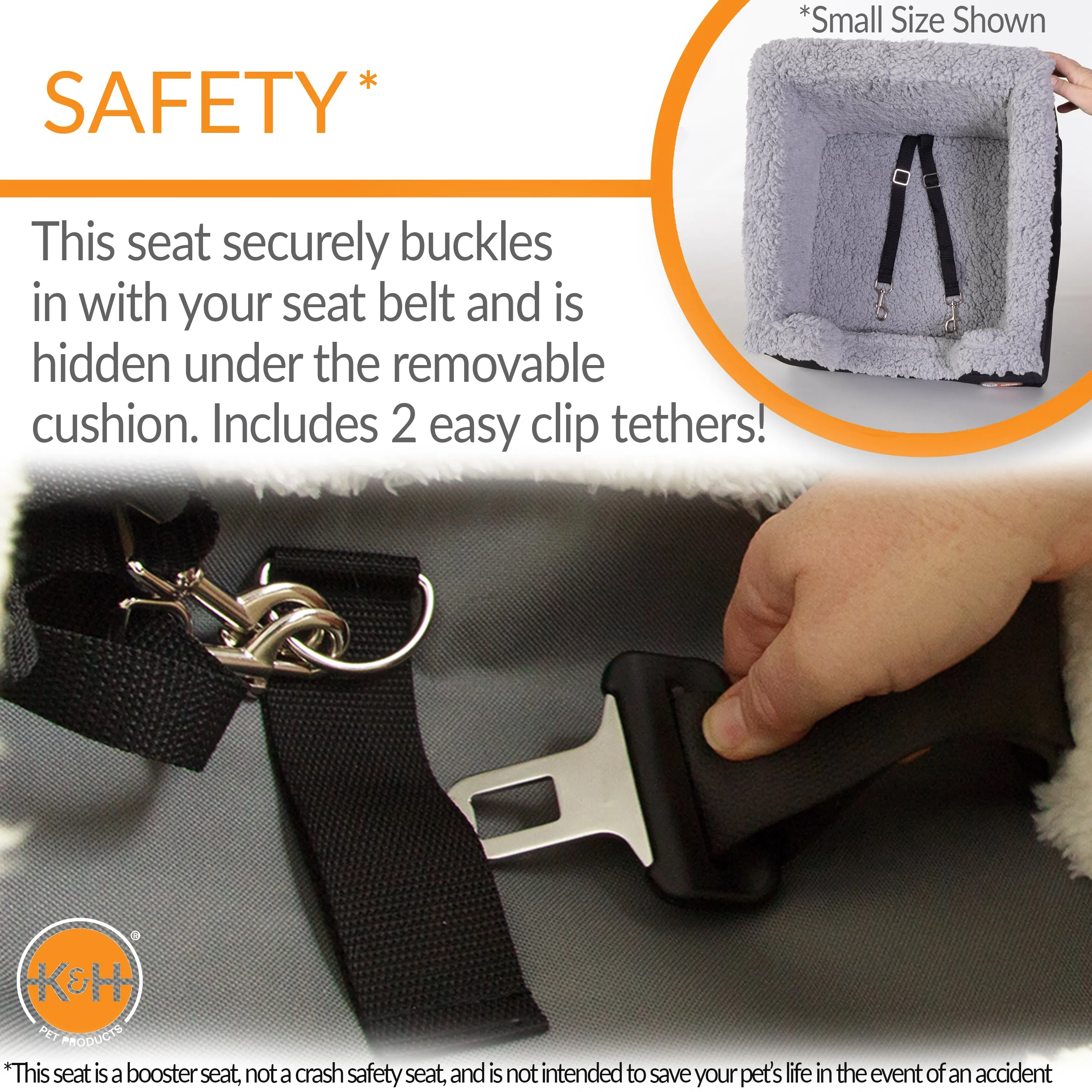 K&H Bucket Booster® Rectangle Pet Seat (Knock Down)