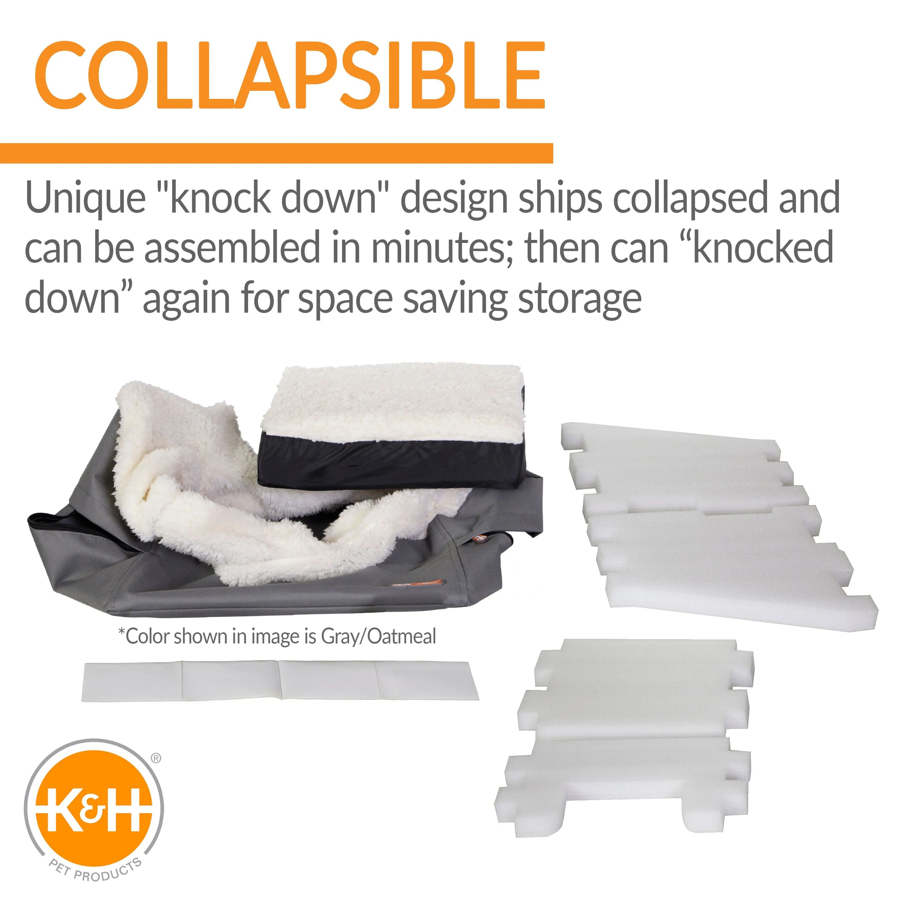 K&H Bucket Booster® Rectangle Pet Seat (Knock Down)