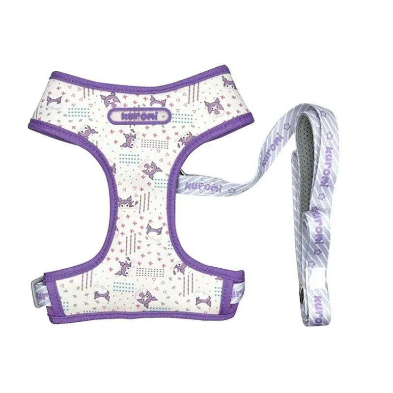 Kuromi Small Pet Harness with Leash (Sanrio Pet Collection)