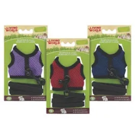 Living World Small Harness and Lead Set - Assorted Colors - Small