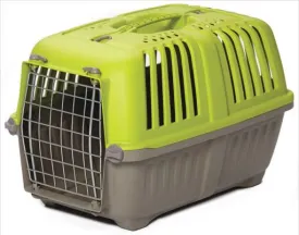 Midwest Spree Hard-Sided Travel Cat and Dog Kennel Carrier - Green - 22" X 14" X 14" Inches