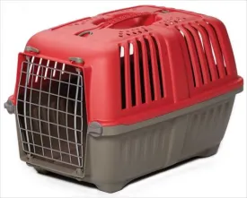 Midwest Spree Hard-Sided Travel Cat and Dog Kennel Carrier - Red - 22" X 14" X 14" Inches