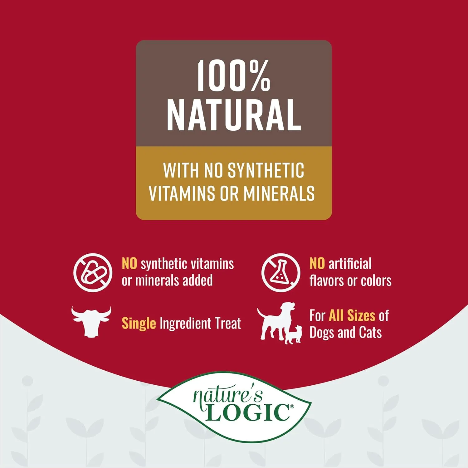 Nature's Logic Beef Lung Treat, 1lb
