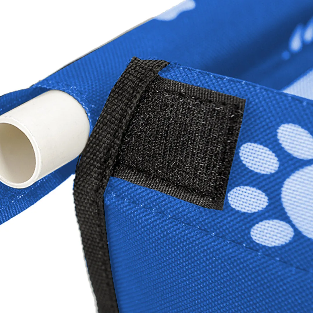 NNEAGS Waterproof Pet Booster Car Seat Breathable Mesh Safety Travel Portable Dog Carrier Bag Blue