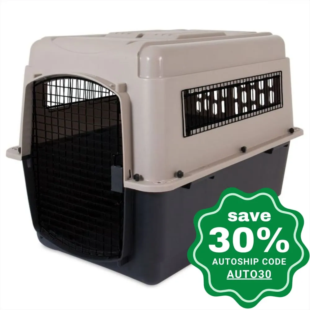 Petmate - IATA Approved Ultra Vari Kennel II - Extra Large Carrier (L40" x W27" x H30") - Suitable for 70-90 lbs