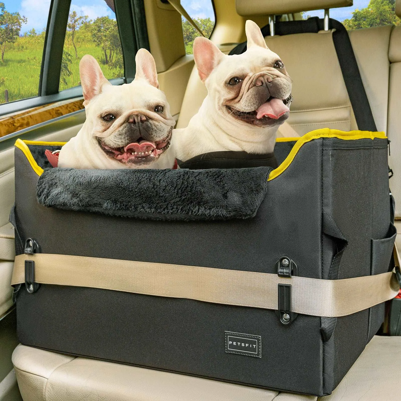 PETSFIT Dog  Car Booster Seat for Medium Dogs