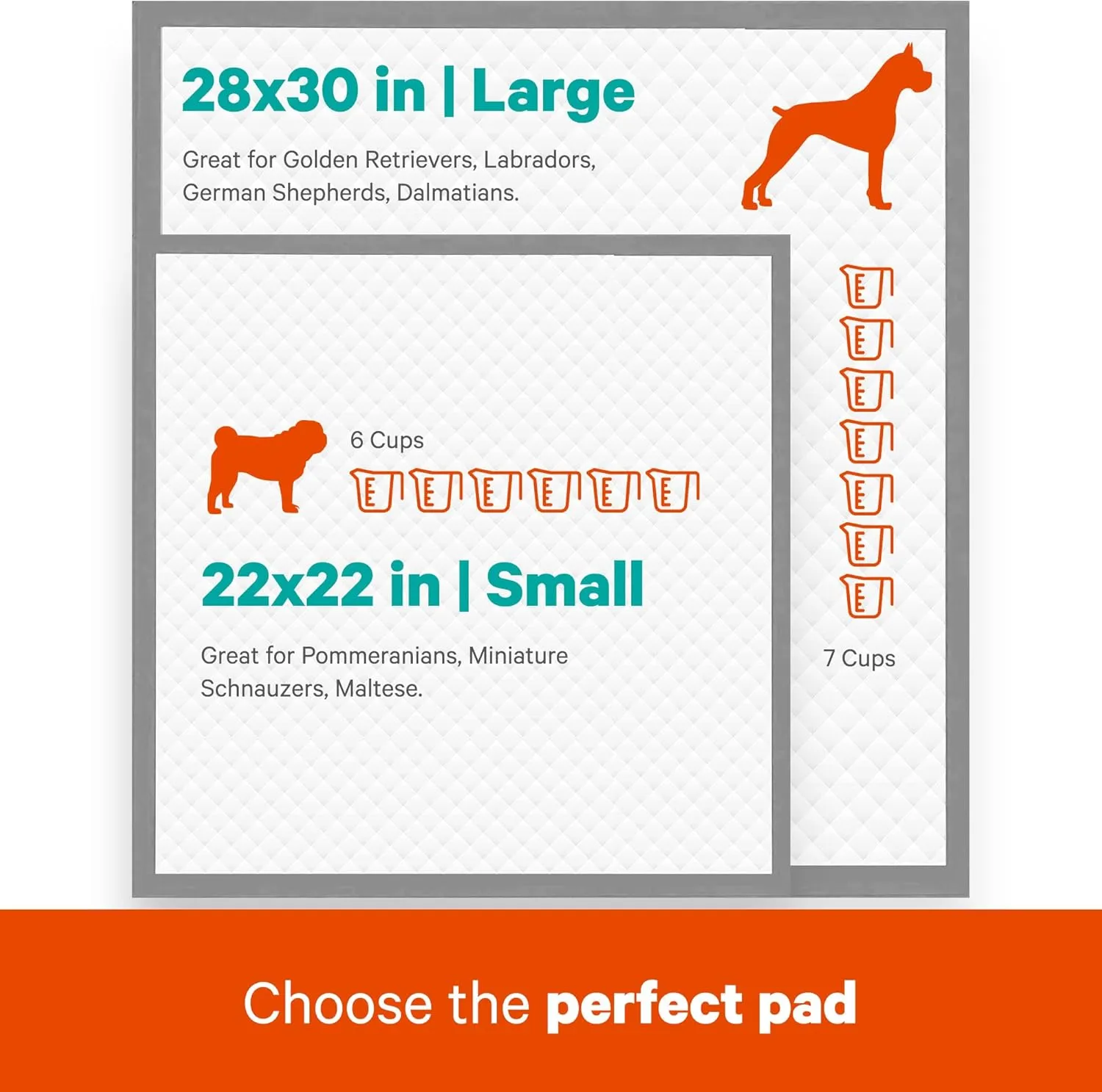 Puppy Pads: 100 Count Dog Pee Pads with Odor Control, 26x30 XL for Indoor/Outdoor Use