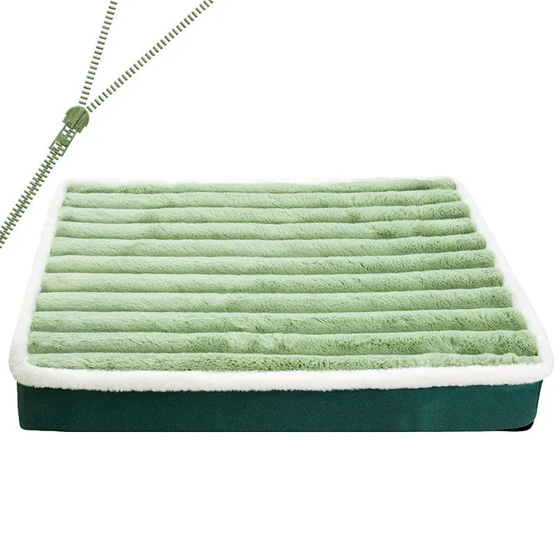 Removable Zipper Dog Bed Mat for Comfortable Rest