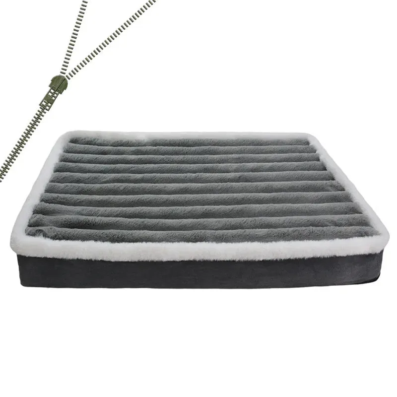 Removable Zipper Dog Bed Mat for Comfortable Rest
