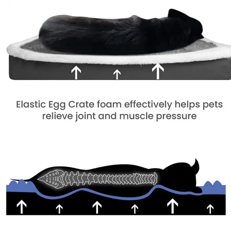 Removable Zipper Dog Bed Mat for Comfortable Rest
