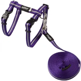 Rogz Alleycat Harness Lead Purple