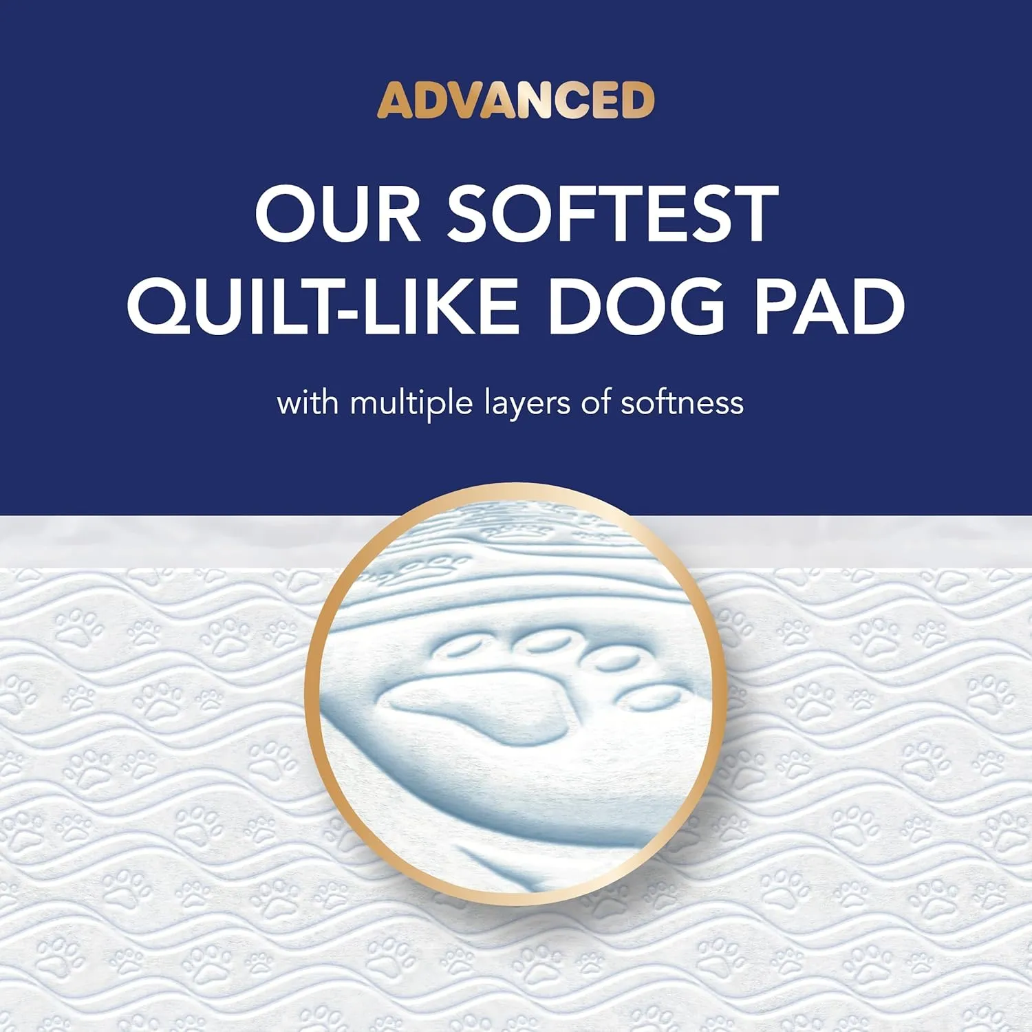 Scott Pet Guard Advanced Dog Pads - Training for Puppies, Medium & Large Dogs - 16 Hour Absorbency With Odor Control - Softest Quilted Pee Pads - Large 22" x 22" - 100 Pack