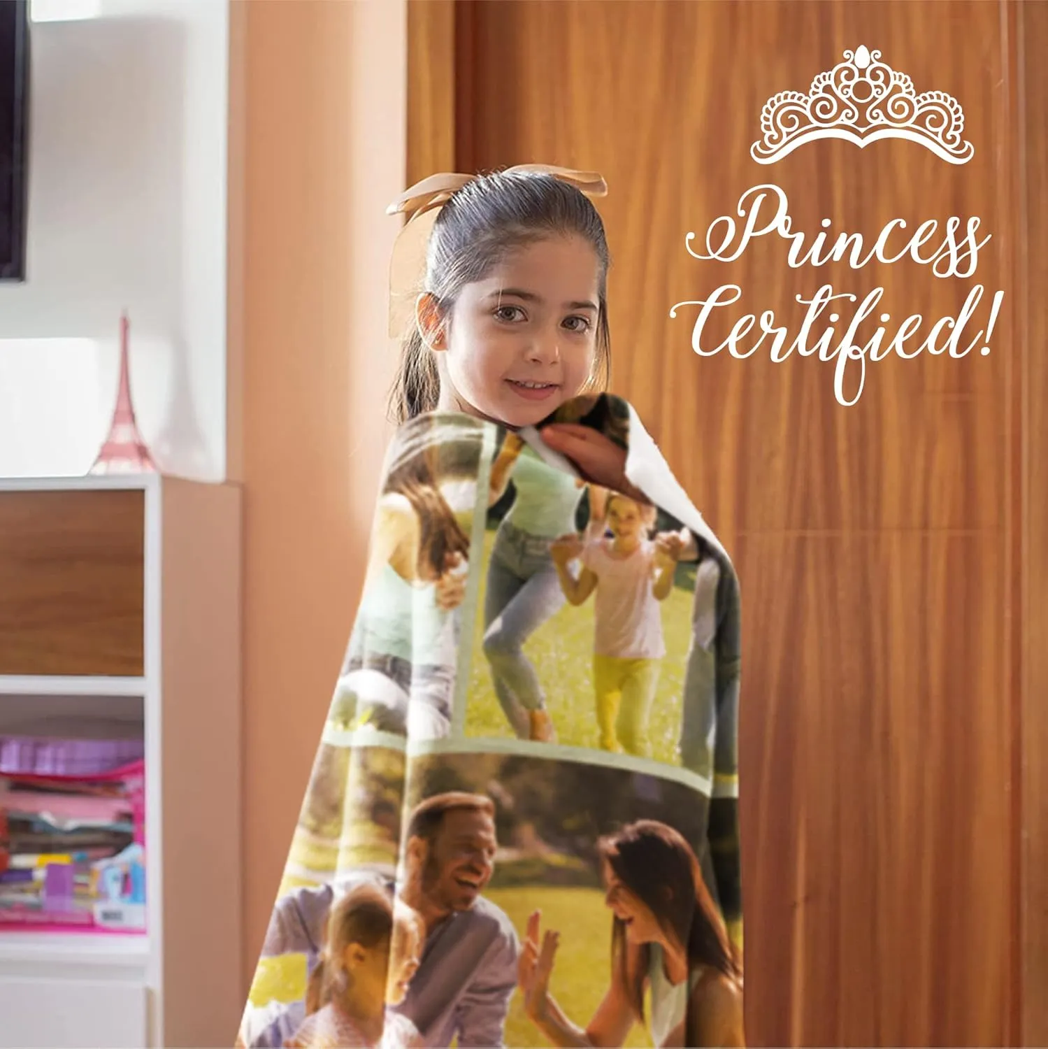 Ships Next Day, Custom Blanket w/Picture - Printed in USA, Personalized Photo Blanket (Fleece  50x60)