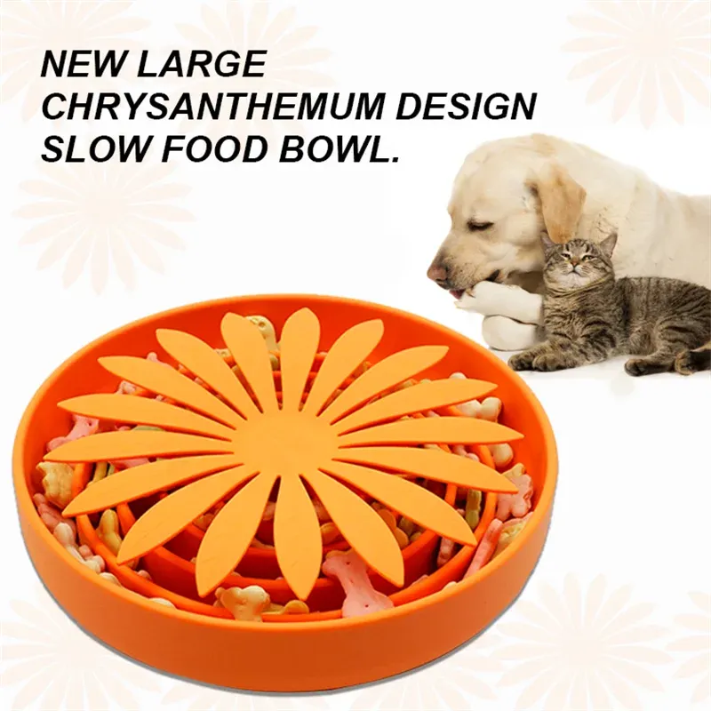 Silicone Slow Feeder for Pets - Anti-Choke Licking Pad for Cats and Dogs
