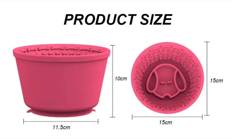 Silicone Slow Feeder for Pets - Anti-Choke Licking Pad for Cats and Dogs