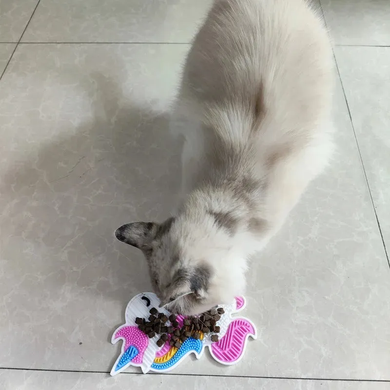 Silicone Slow Feeder for Pets - Anti-Choke Licking Pad for Cats and Dogs