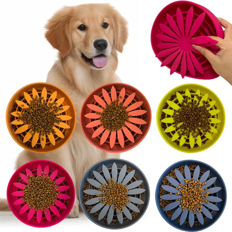 Silicone Slow Feeder for Pets - Anti-Choke Licking Pad for Cats and Dogs