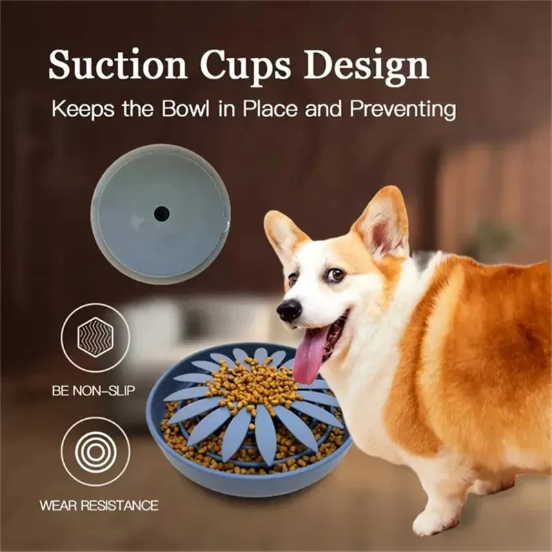Silicone Slow Feeder for Pets - Anti-Choke Licking Pad for Cats and Dogs