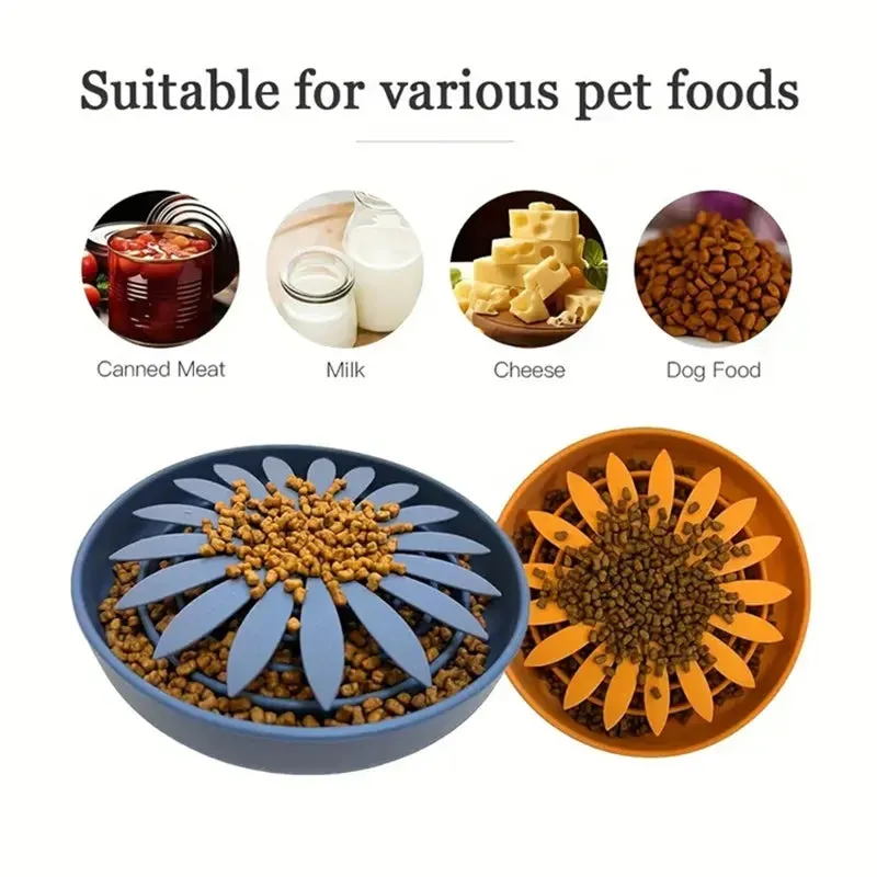 Silicone Slow Feeder for Pets - Anti-Choke Licking Pad for Cats and Dogs
