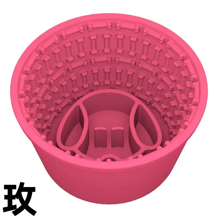 Silicone Slow Feeder for Pets - Anti-Choke Licking Pad for Cats and Dogs