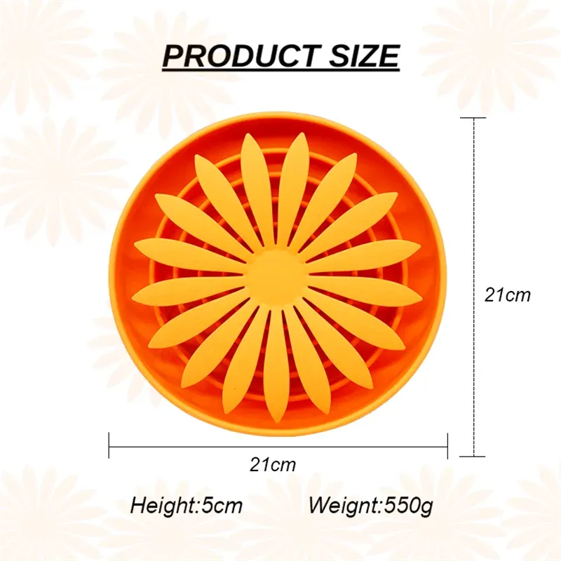 Silicone Slow Feeder for Pets - Anti-Choke Licking Pad for Cats and Dogs