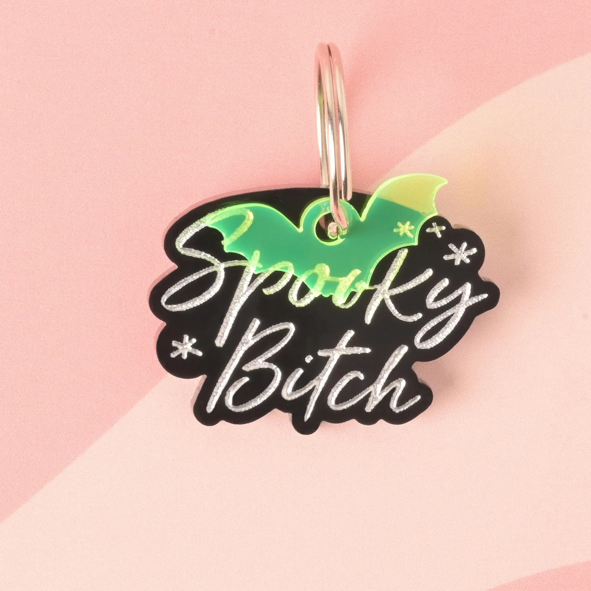 Spooky Bitch Personalized Pet Tag