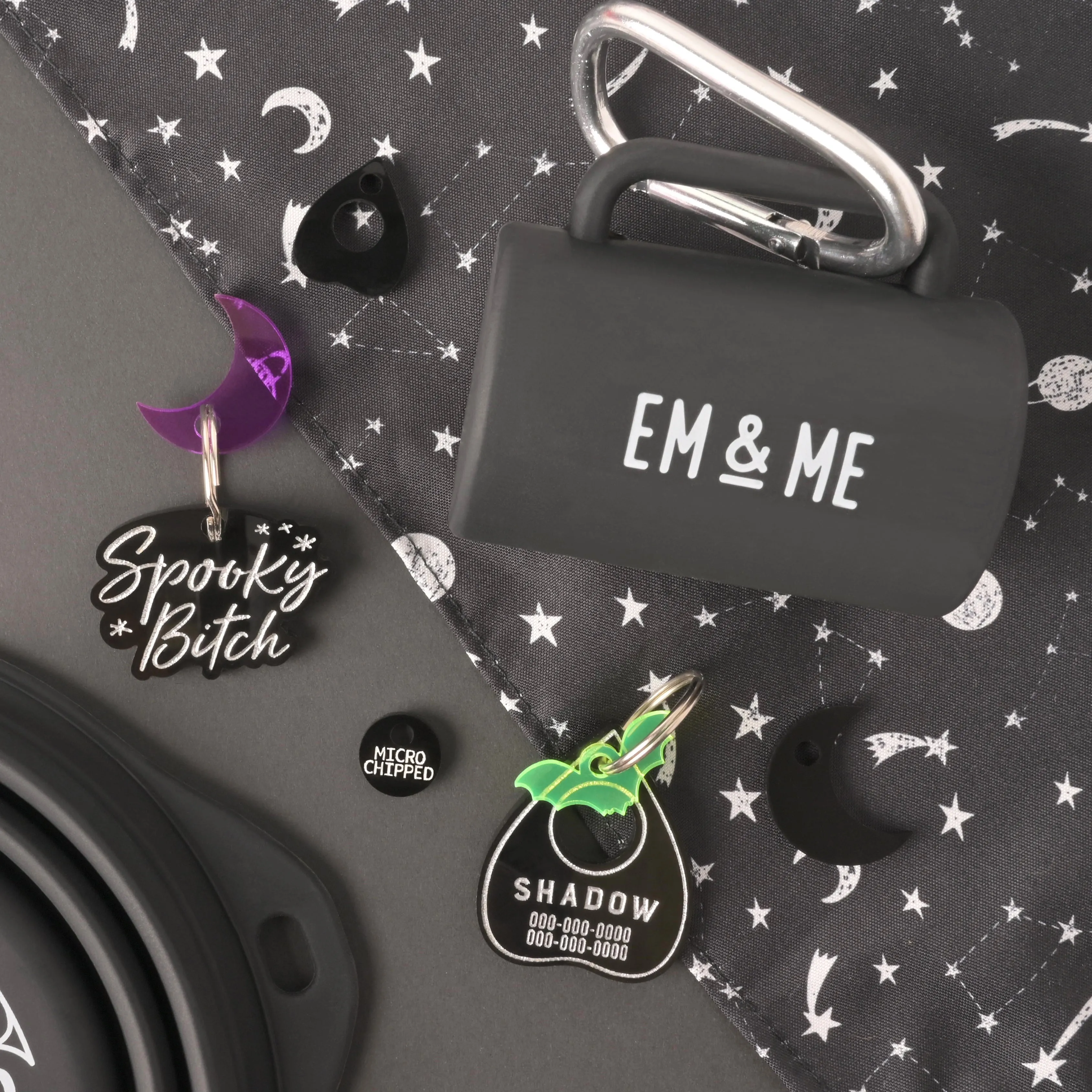 Spooky Bitch Personalized Pet Tag
