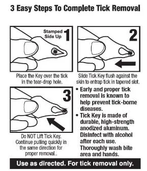 Tick Key - for Pets and Humans