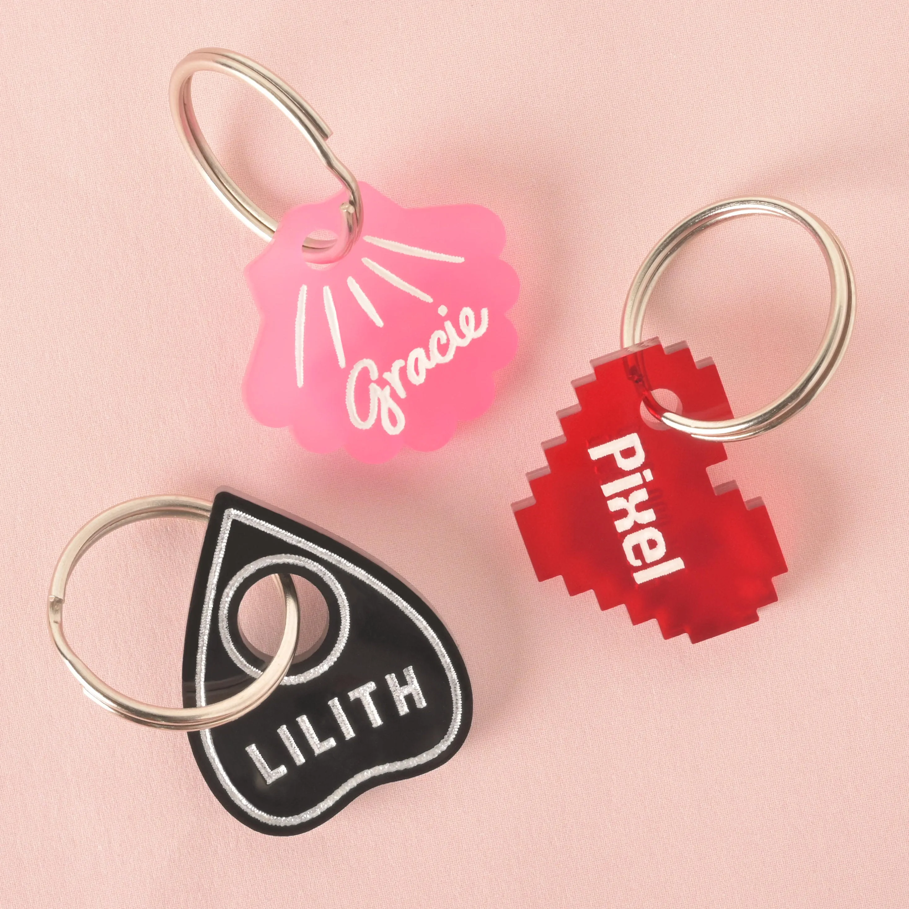 Tiny Tags, Seashell Personalized Pet tag