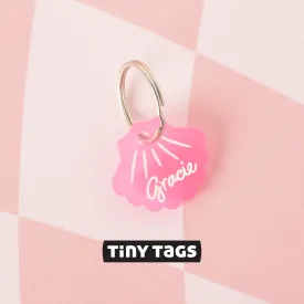 Tiny Tags, Seashell Personalized Pet tag