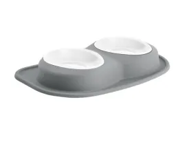 WeatherTech Double Low Pet Feeding System - 64 oz Poly Bowls