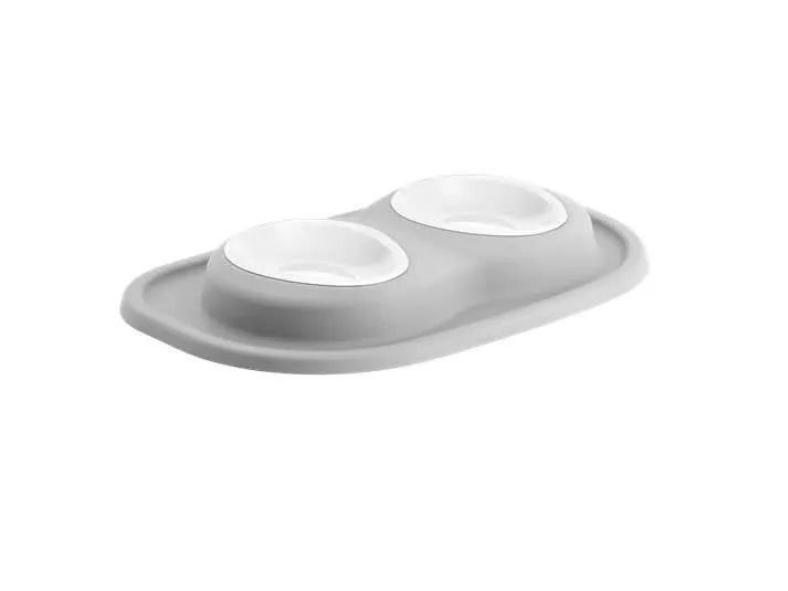 WeatherTech Double Low Pet Feeding System - 8 oz Poly Bowls